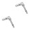 2Pcs Universal Hydraulic Jack Joint Double Pump Repair Kit Silver 4