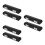 6Pcs Black Piccolo Carrying Case for 16 Hole Flute with Soft Lining 10