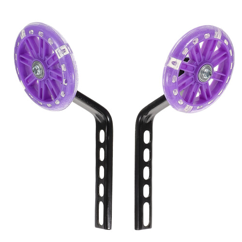 3Pairs Quick-Install Stabilizers for Kids Purple Durable 2