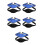 10St Fitness Microfoonriem Neopreen Multi Met Verstelbare Tailleband 5