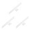 3Sets White No Drill Curtain Shower Rod Adjustable Extendable Home Use 7