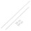 3Sets White No Drill Curtain Shower Rod Adjustable Extendable Home Use 2