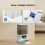 PawHut PawHut Automatic Cat Feeder Programmable with Timer, 10s Voice Recorder 6