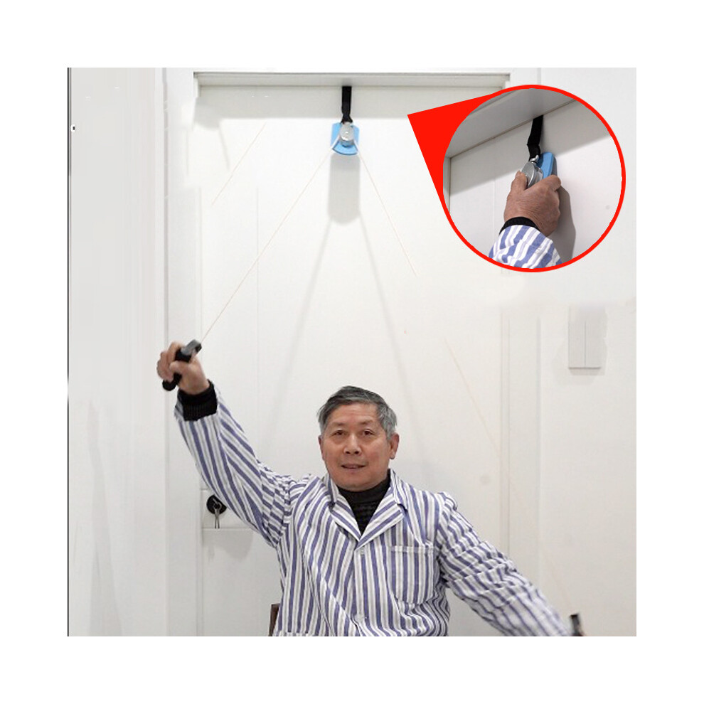 Shoulder Exercise Pulley Over Door Alloy Steel for Rehab Recovery