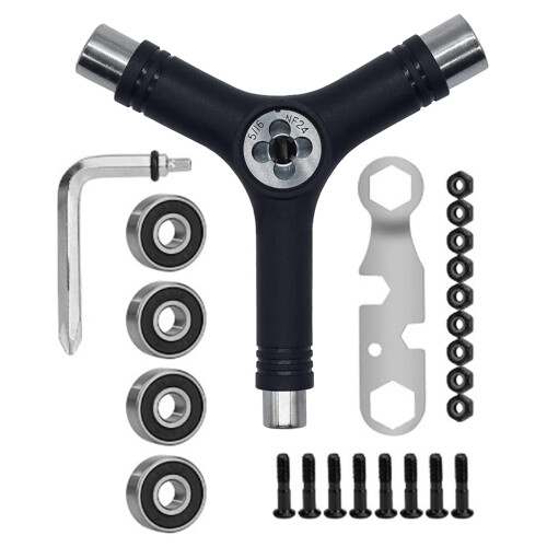 Skate Tool Set L Type Phillips Head Screwdriver Wrench Y Tool for Skat
