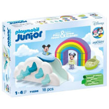 PLAYMOBIL Junior 71696 Mickey und Minnie Wolkenhaus, Junior & Disney, Ab 12 Monaten