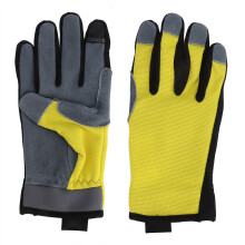 Multi Purpose Leather Work Gloves Breathable Lightweight Gloves With Touch Screen Fingertips Waterproof Winter Performance High Dexterity Design For