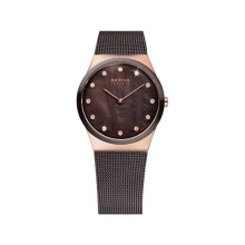 Montre Femme - BERING - 32230-262 - Quartz - Analogique - Acier Inoxydable Marron