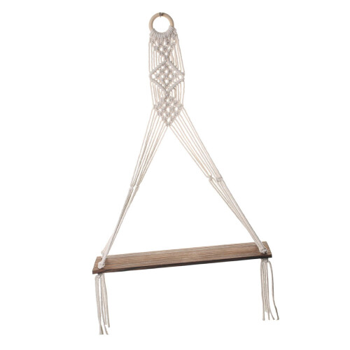 Macrame Tapestry Floating Shelves Wall Hanging Shelf Hanger for Headbo