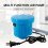 Pompa d'aria portatile da 210W per sacchetti di compressione, 450L/min, Blu 8