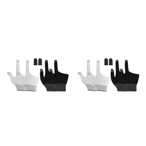 6Paare Mobile Gaming Dünne Fingerhüllen Touchscreen 1