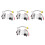 4Sets Efficient Infrared Urinal Toilet Flush Valve Replacement Kit ABS 8