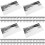 60Sheets White Foil Flower Paper Wrap with Shiny Smooth Surface 7