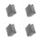 4Stk Oxford Stoff Grau Stoßfest 7
