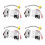 4Sets Efficient Infrared Urinal Toilet Flush Valve Replacement Kit ABS 9
