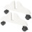 6Pièces Pieds Support Séparateur Écran Marron Clair Solide 1