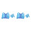 2Pièces Harnais Polyester Clair Usage 9
