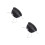 2Pièces Bbq Tabletop Noir Acier Inoxydable Durable Portable 8