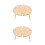 2Pièces Table Bois Beige Compacte Pour Snacks Verres À Vin 4