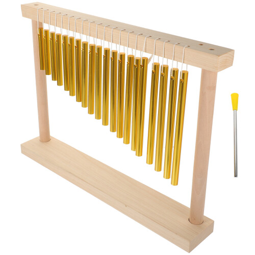 2Ensembles Carillon À Vent Professionnel 20 Tons Bois Cuivre