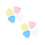 2Pièces Craie Textile , Triangle Pour Marquage Couture Pro 9