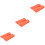6Pièces Coins D'abattage En Plastique ABS Orange Pour Usage 7