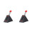 2Pièces Clip Câble Souris Gaming ABS Noir Ajustable Stable Et Durable 8
