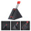 2Pièces Clip Câble Souris Gaming ABS Noir Ajustable Stable Et Durable 10