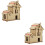 2Ensembles Jouets Bois Beige Kit Expériences Stem Enfants DIY 8