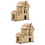 2Ensembles Jouets Bois Beige Kit Expériences Stem Enfants DIY 9