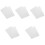 10Pièces Feuille Blanche Effaçable Polyvalente Pour Et 5