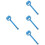 4Pièces Rouleaux Pièce Bleu Outil Polyvalent Pour Pose Et Papier 8