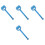 4Pièces Rouleaux Pièce Bleu Outil Polyvalent Pour Pose Et Papier 5
