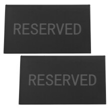 4Pièces Signals Réservés Tables Mariage Noir Acier