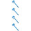 4Pièces Rouleaux Pièce Bleu Outil Polyvalent Pour Pose Et Papier 10