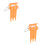 2Pièces Boîte De Rangement Orange Pour Fléchettes Avec Ouvre-Bouteille 4
