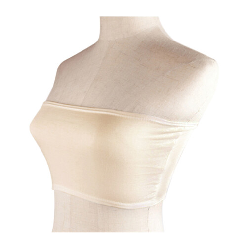 2Pièces Bandeau Tube Beige Modal Couture 1