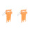2Pièces Boîte De Rangement Orange Pour Fléchettes Avec Ouvre-Bouteille 9