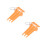 2Pièces Boîte De Rangement Orange Pour Fléchettes Avec Ouvre-Bouteille 7