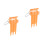 2Pièces Boîte De Rangement Orange Pour Fléchettes Avec Ouvre-Bouteille 5