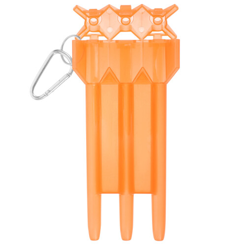 2Pièces Boîte De Rangement Orange Pour Fléchettes Avec Ouvre-Bouteille