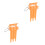 2Pièces Boîte De Rangement Orange Pour Fléchettes Avec Ouvre-Bouteille 6