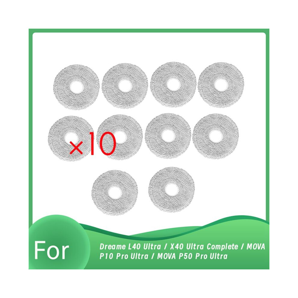 10 Pcs Cleaning Rag For L40 Ultra / X40 Ultra Complete / Mova P10 Pro Ultra / Mova P50 Pro Ultra Robot Vacuum 6032332987050