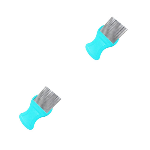 2Pièces Dents Serrées En Acier Pour Toilettage Chat 2