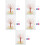 5Ensembles Décorations Papier Multicolores Arbre Empreintes Bébé 8