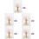 5Ensembles Décorations Papier Multicolores Arbre Empreintes Bébé 7