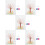 5Ensembles Décorations Papier Multicolores Arbre Empreintes Bébé 9