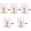 5Ensembles Décorations Papier Multicolores Arbre Empreintes Bébé 4