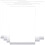 12Pcs White Acrylic Menu Display Stand Tabletop Clear Brochure Holder 1