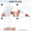 12Pcs White Acrylic Menu Display Stand Tabletop Clear Brochure Holder 6